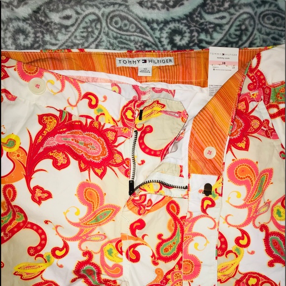 NWT Tommy Hilfiger Floral Wide Leg Pants - Picture 3 of 9